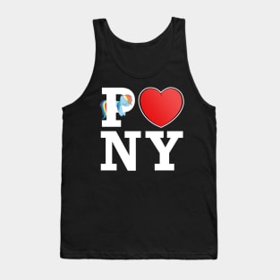 I <3 PONE! ... black shirt Tank Top